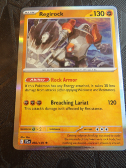 pokemon journey together regirock Holo come with 4 random cards - Image 1