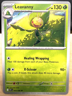 Pokemon Scarlet & Violet White Flare 003 Leavanny UNCOMMON - Image 1