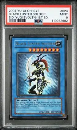Yu-Gi-Oh! Yugioh 【PSA9】Black Luster Soldier English 1st Edition SYE-024 - Image 2