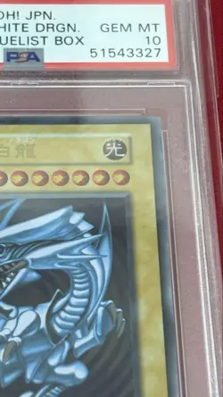YuGiOh Blue Eyes White Dragon PSA10 Stainless Steel Limited Japan Promo - Image 3