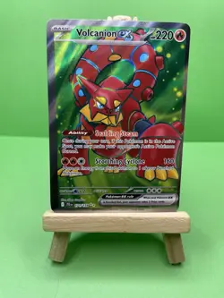 Pokemon TCG Journey Together Volcanion EX Full Art Holo Card 171/159 - Image 1