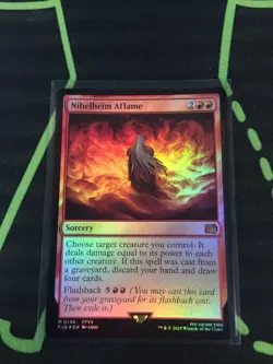MTG Magic The Gathering Nibelheim Aflame Foil FIN Mythic Red Final Fantasy - Image 1