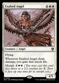 Exalted Angel ~ Commander: Murders at Karlov Manor [ NM ] [ Magic MTG ] - Image 1