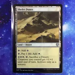 Shefet Dunes [Outlaws of Thunder Junction Commander] Magic MTG 0318 - Image 1