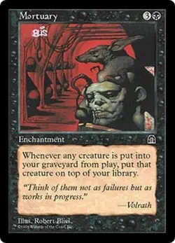 RUSH ENGLISH Forteresse - Mortuary EX MTG Magic STH - Image 1