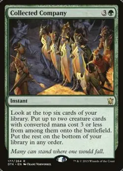 RUSH ENGLISH collected company NM MTG Magic DTK - Image 1