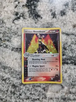 2004 Pokemon Ex Team Magma Vs Team Aqua #10 Magma'S Houndoom-Holo - Image 1