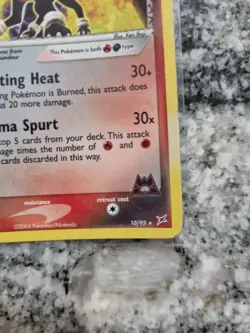2004 Pokemon Ex Team Magma Vs Team Aqua #10 Magma'S Houndoom-Holo - Image 3