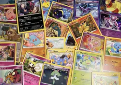 X9 Cute Pokemon Cards happy forest cute fairy pink Lot - Image 2