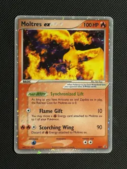 Moltres ex - 031 (EX Collector's Window Tins) Nintendo Promo Holo Pokemon SWIRL - Image 1