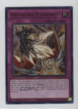 UR - Dogmatika Punishment 1st Ed. YuGiOh 25th Anniversary Rarity Collection 0it8 - Image 1