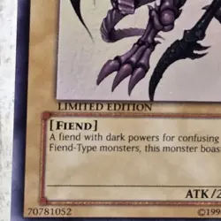 Summoned Skull Yu-Gi-Oh Card Ultra Rare Limited Edition (YAP1-EN003) - Image 3