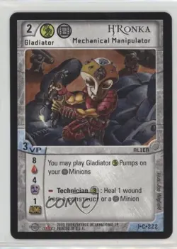 2003 Ophidian 2350 Collectible Card Game H'Ronka #1-C-222 k0w - Image 1