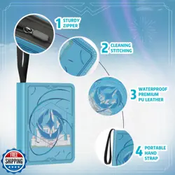 Trading Card Binder for Lorcana Cards Premium 4 Pocket Card Binder Compatible - Image 3