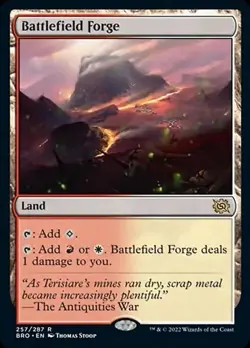 Battlefield Forge ~ The Brothers' War [ NearMint ] [ Magic MTG ] - Image 1