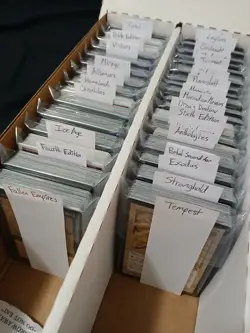 About 20% Of All Vintage Magic The Gathering Cards Old MTG Collection - Image 3