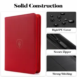 9 Pocket Zipper Card Binder for MTG TCG Sports Cards - Durable Album - Image 2