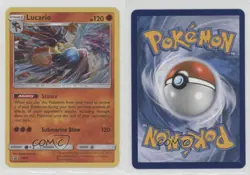 Lucario (Holo) Pokemon Sun & Moon Black Star Promo #SM54 3d8 - Image 3