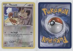 Meowth Reverse Foil Pokemon XY Ancient Origins #61 1u6 - Image 3
