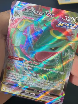 CARTE POKEMON RAYQUAZA VMAX 102/159 FR ULTRA RARE EB ZENITH SUPREME - NM/M - Image 2