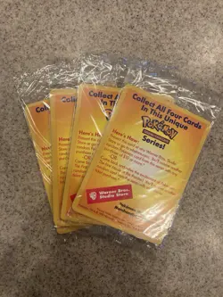 Rare Pokemon The First Movie 1999 Sealed Promo Cards Set Of 4. New. Sealed. - Image 1