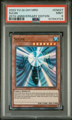 Suijin MRD-EN027 | YuGiOh Metal Raiders | 25th Anniversary Edition | PSA 9 - Image 1