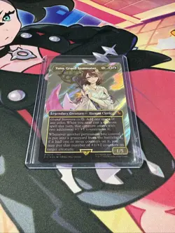 MTG - Yuna, Grand Summoner -Borderless - Surge Foil - Commander: Final Fantasy - Image 4