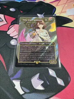 MTG - Yuna, Grand Summoner -Borderless - Surge Foil - Commander: Final Fantasy - Image 6