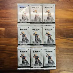 Magic The Gathering Final Fantasy Play Booster Pack New / Sealed (Lot Of 9) - Image 1