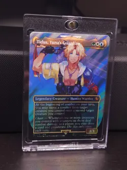 Tidus, Yuna's Guardian Surge Foil Showcase Final Fantasy MTG NM - Image 1