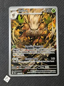 Shiftry 163/162 - Temporal Forces Illustration Rare Pokemon TCG NM - Image 1