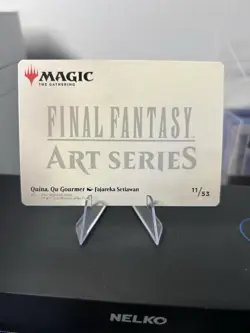 Quina, Qu Gourmet - Art Series Gold Stamped 11/53 - Final Fantasy MTG - Art Card - Image 2