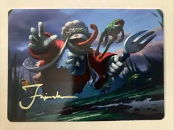 Quina, Qu Gourmet - Art Series Gold Stamped 11/53 - Final Fantasy MTG - Art Card - Image 1