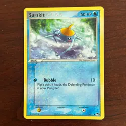 Surskit 14/17 Common POP Series 1 Promo Pokemon Card - Image 1