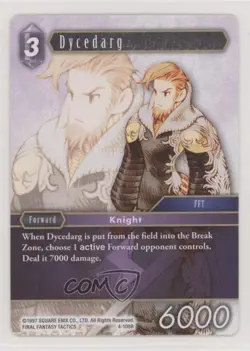2017 Final Fantasy Trading Card Game: Opus 4 Collection Dycedarg #4-105R 1i3 - Image 1