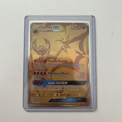 Pokemon Card - Ultra Prism Lunala GX Gold 172/156 Near Mint 172 Pokemon - Image 3