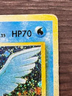 Holo Bleed Error Articuno 1996 Japanese Pokemon Card Old Back - Damaged - Auctio - Image 4