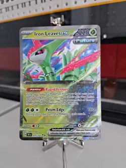 Pokemon Iron Leaves ex 025/162 Temporal Forces Holo Card Excellent Condition - Image 1