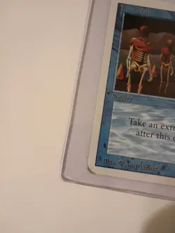 MTG Time Walk Unlimited, Moderate To Heavy Play, See Pics And Description - Image 2