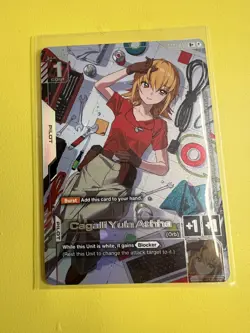 Gundam Card Game Cagalli Yula Athha Alt Art GD01-096 R+ English Holo Foil - Image 1