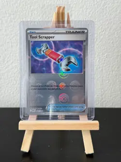 Tool Scrapper #085/086 Pokeball Reverse Holo - White Flare Pokemon TCG Card NM/M - Image 1