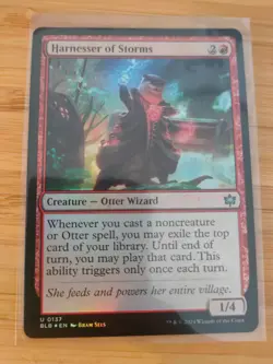 MTG Harnesser of Storms (Foil) 0137 Bloomburrow M/NM Free UK P&P - Image 1