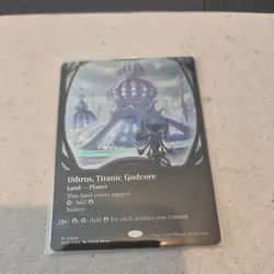 MTG Uthros, Titanic Godcore BORDERLESS GALAXY FOIL NM - Image 1