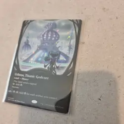 MTG Uthros, Titanic Godcore BORDERLESS GALAXY FOIL NM - Image 4