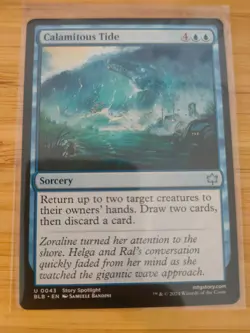 MTG Calamitous Tide 0043 Bloomburrow M/NM Free UK P&P - Image 1