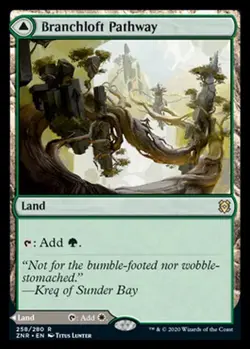 Branchloft Pathway / Boulderloft Pathway ~ Midnight Hunt [ NM ] [ Magic MTG ] - Image 1