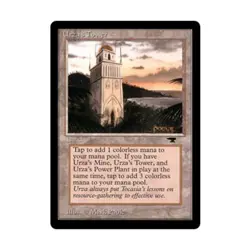 WOTC MtG Antiquities Urza's Tower - Shore (C) EX+ - Image 1