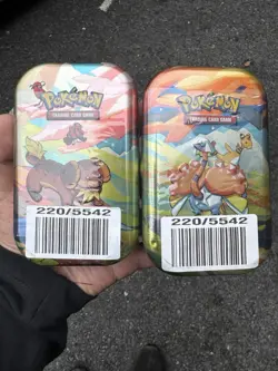Pokemon TCG: Vibrant Paldea Mini Tins| Dacshbun & Oricorio | Espathra & Amphoros - Image 1