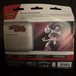 Pokemon TCG: Destined Rivals 3 Pack Zebstrika Blister New In Box Factory Sealed - Image 2
