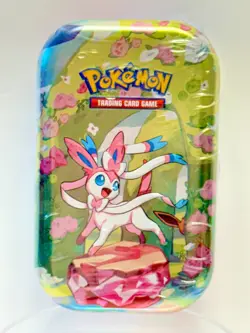 Pokemon~Prismatic Evolutions Mini Tin~Sealed~"Sylveon" **BRAND NEW** - Image 3